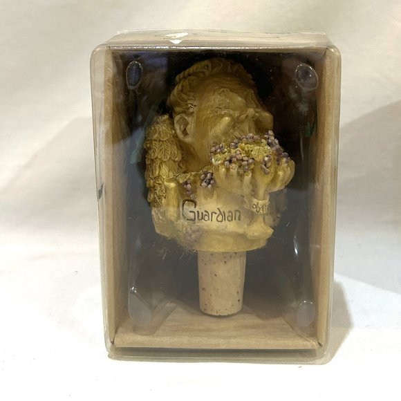 1998 Carrie Olsen-Garrard GUARDIAN OF THE GRAPES Bottle Stopper Collection - Picture 1 of 10
